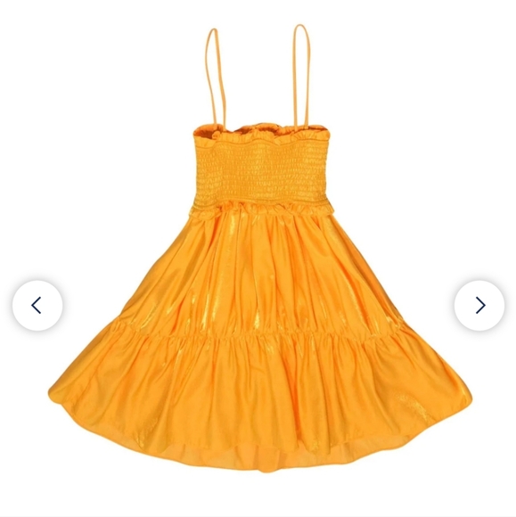 Lovers + Friend Yellow mini dress - Picture 2 of 8